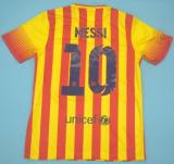 2013-2014 Retro Barcelona Away Yellow 1:1 Quality Soccer Jersey