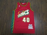 NBA Retro supersonic 40 Sean camp red green edge 1:1 Quality