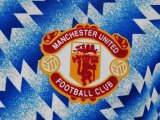 1991-1992 Manchester United Away Long sleeve 1:1 Quality Retro Soccer Jersey