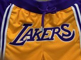 NBA Lakers Embroidered Shorts 1:1 Quality