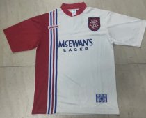 1995-1996 Rangers Away 1:1 Quality Retro Soccer Jersey