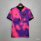 20/21 PSG Paris 4th Away Fans 1:1 Quality Soccer Jersey