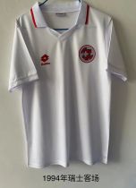 Retro Switzerland Away 1994 1:1 Quality Soccer Jersey
