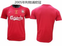 2005 Liverpool Champions League 1:1 Quality Retro Soccer Jersey