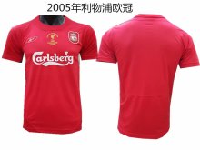 2005 Liverpool Champions League 1:1 Quality Retro Soccer Jersey