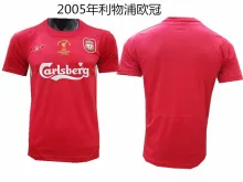 2005 Liverpool Champions League 1:1 Quality Retro Soccer Jersey