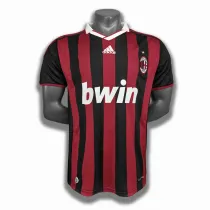 2009-2010 AC Home  Fans 1:1 Quality Retro Soccer Jersey