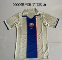 2001-2002 Barcelona Away 1:1 Quality Retro Soccer Jersey