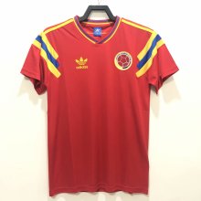 1990 Colombia Away Fans 1:1 Quality Retro Soccer Jersey