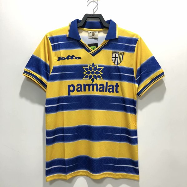 1998/1999 Retro Parma Home Yellow 1:1 Quality Soccer Jersey
