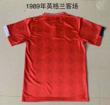 1989 England Away 1:1 Quality Retro Soccer Jersey