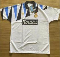 1991-1992 Inter Milan White Away 1:1 Quality Soccer Jersey 1991-1992 Inter Milan White Away 1:1 Quality Soccer Jersey