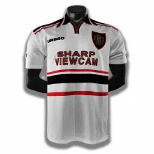 1998 Manchester United Away 1:1 Quality Retro Soccer Jersey