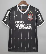 2011-2012 Retro Corinthians  Away Black 1:1 Quality Soccer Jersey