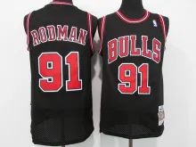 NBA Bull #91 Rodman Retro Black 1:1 Quality