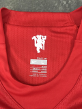 2007-2008 Manchester United Home Long sleeve 1:1 Quality Retro Soccer Jersey
