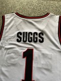 NCAA University of Gonzaga #1 white university Jersey 1:1 Quality
