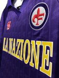 1989-1990 Fiorentina home Fans 1:1 Quality Retro Soccer Jersey