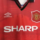 1994-1996 Manchester United Home 1:1 Quality Retro Soccer Jersey