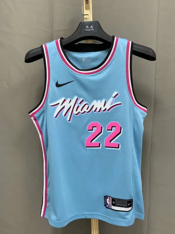 NBA Heat wathet Butler No. 22 1:1 Quality