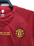 2007-2008 Manchester United Home With Embroidery Champion 1:1 Quality Retro Soccer Jersey