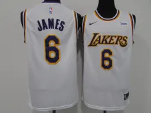 NBA Lakers # 6 James award white 1:1 Quality