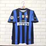 2009/2010 Inter Milan Home Fans 1:1 Quality Retro Soccer Jersey