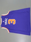 NBA New Suns #3 Paul purple 1:1 Quality