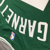 NBA Celtics Retro Green No.5 Garnett with chip 1:1 Quality