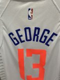 NBA Clipper away 【customized】George No.13 1:1 Quality