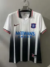 1997-1999 Rangers Away 1:1 Retro Soccer Jersey