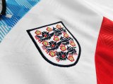 1990 England Tricolor 1:1 Quality Retro Soccer Jersey
