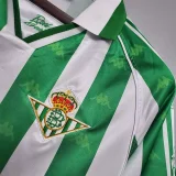 1995/1997 Real Betis Home (The Chest No AD)1:1 Quality Retro Soccer Jersey