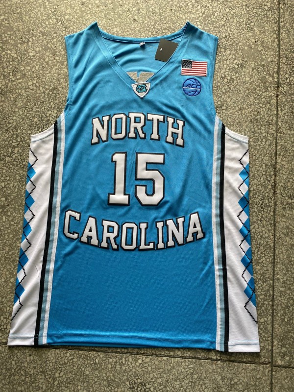 University of North Carolina #15 wathet University Jersey 1:1 Quality