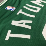 NBA Celtics Retro Green 0 Tatum with chip 1:1 Quality