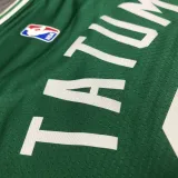 NBA Celtics Retro Green 0 Tatum with chip 1:1 Quality