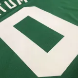 NBA Celtics Retro Green 0 Tatum with chip 1:1 Quality