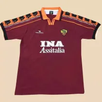 1998-1999 Roma Home 1:1 Retro Soccer Jersey