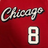 NBA Bulls LAVINE #8 Red Top Quality Hot Pressing 1:1 Quality