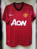 2012-2013 Manchester United Stadium 1:1 Quality Retro Soccer Jersey