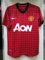 2012-2013 Manchester United Stadium 1:1 Quality Retro Soccer Jersey
