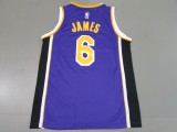NBA Lakers # 6 James award purple 1:1 Quality