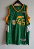 NBA Jazz (21 new season) # 45 Mitchell achievement green 1:1 Quality