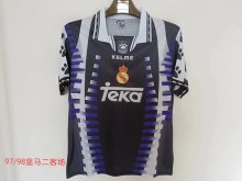 1997/1998 Real Madrid 2RD Away Retro 1:1 Quality  Soccer Jersey