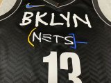 NBA Nets Harden No.13 1:1 Quality