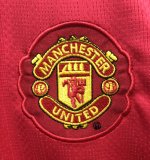 2007-2008 Manchester United Home Without Embroidery 1:1 Quality Retro Soccer Jersey