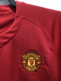 2007-2008 Manchester United Home Without Embroidery 1:1 Quality Retro Soccer Jersey