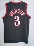 NBA Mitchell & ness76 3 Black 1:1 Quality