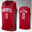 NBA Rocket 0 red 1:1 Quality