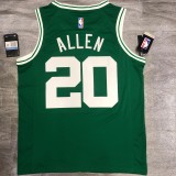 NBA Celtics Retro Green 20 Ray Allen with chip 1:1 Quality